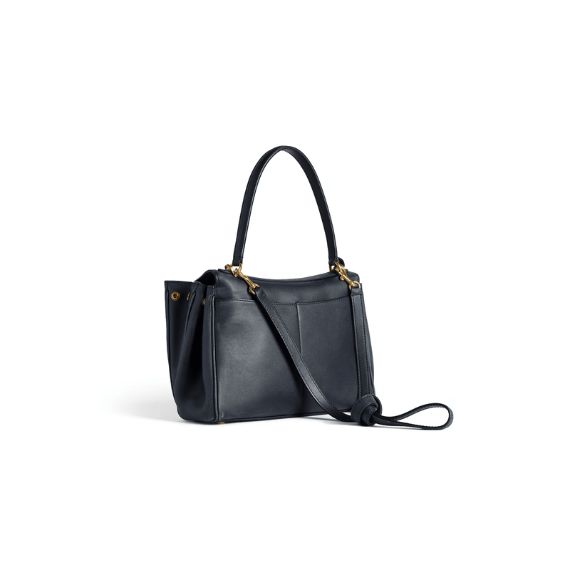 "Rodeo Small handbag for woman in navy blue" Balenciaga