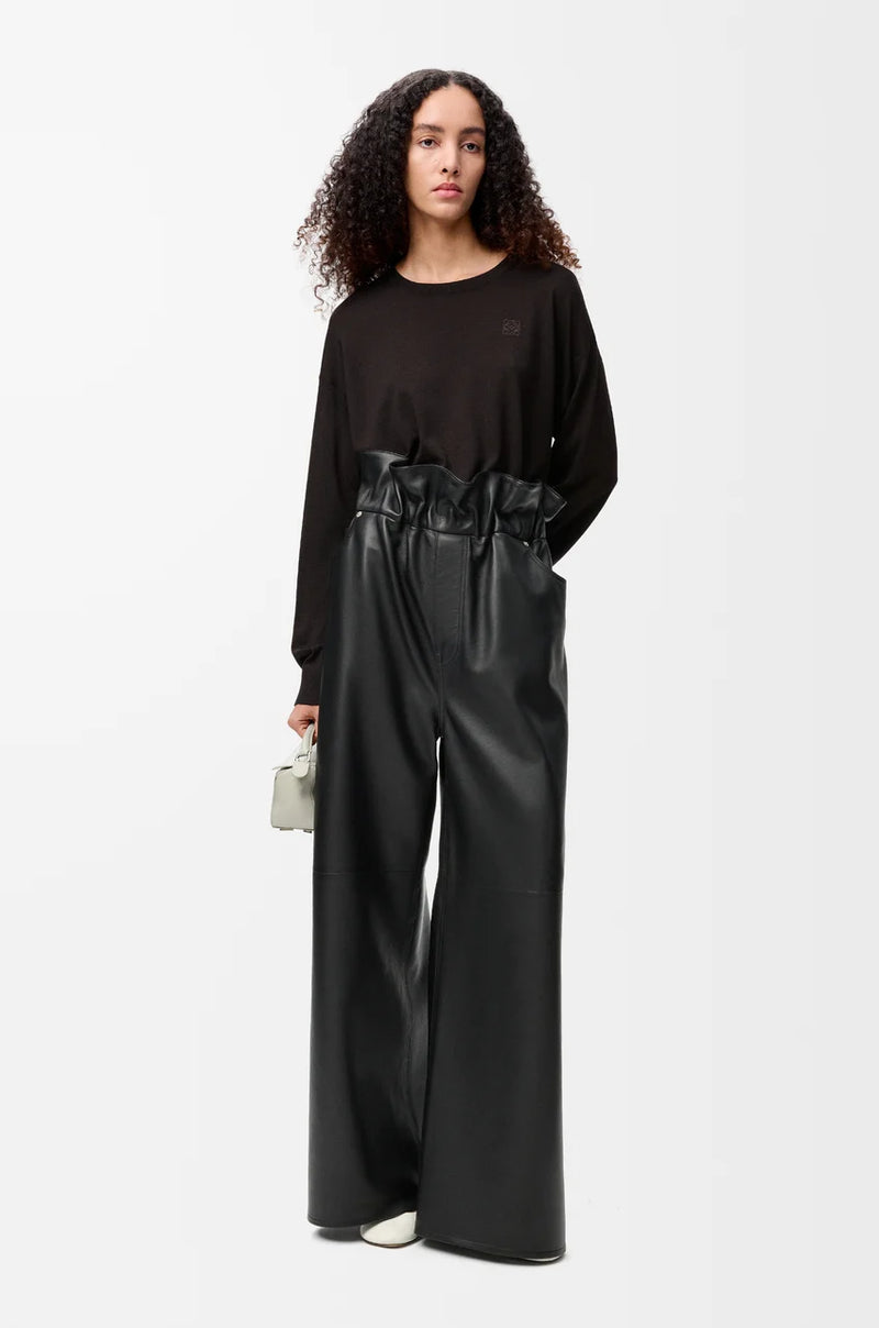 "Loewe brown wool sweater"