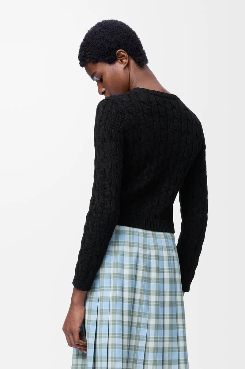 "Cotton cardigan Black"LOEWE