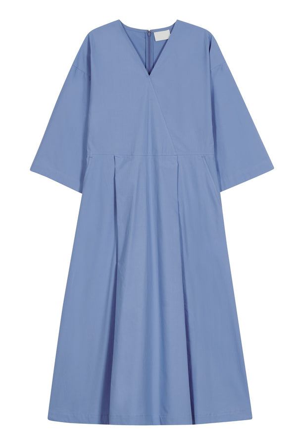 The Loom blue v neck dress