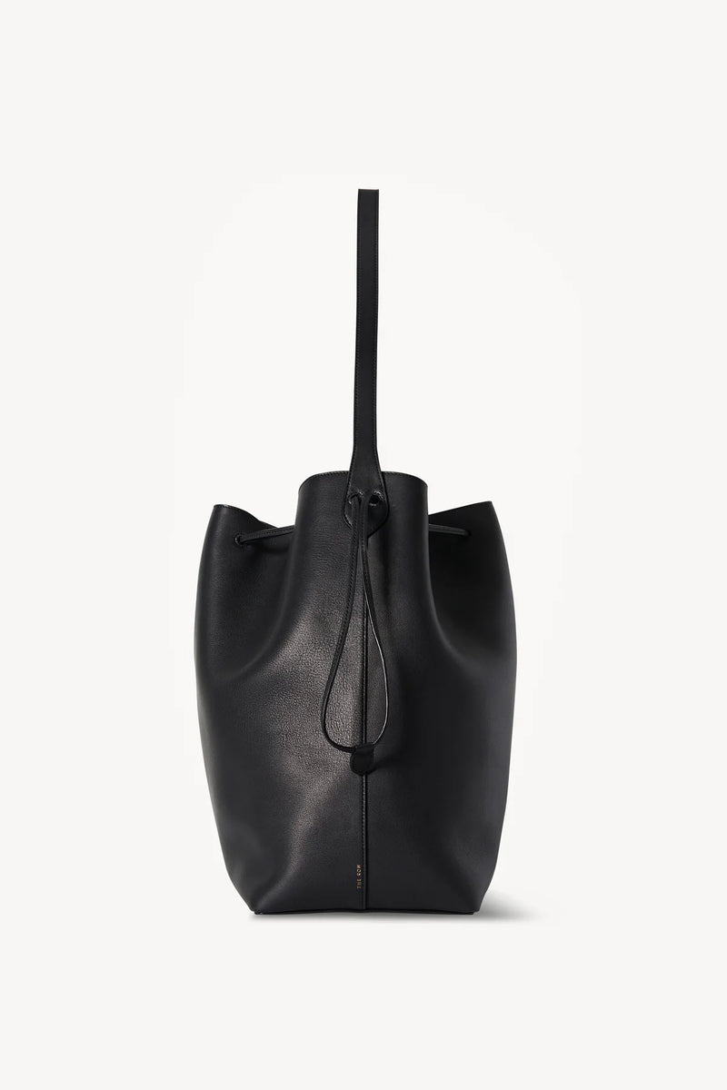 Sac "Belvedere en Cuir Noir" THE ROW