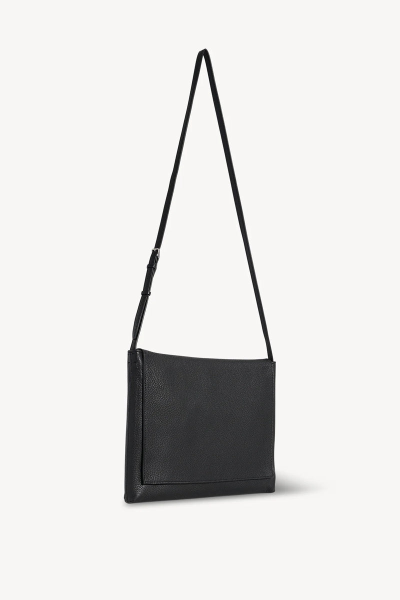 "Nan shoulder bag in grained leather Black"The Row