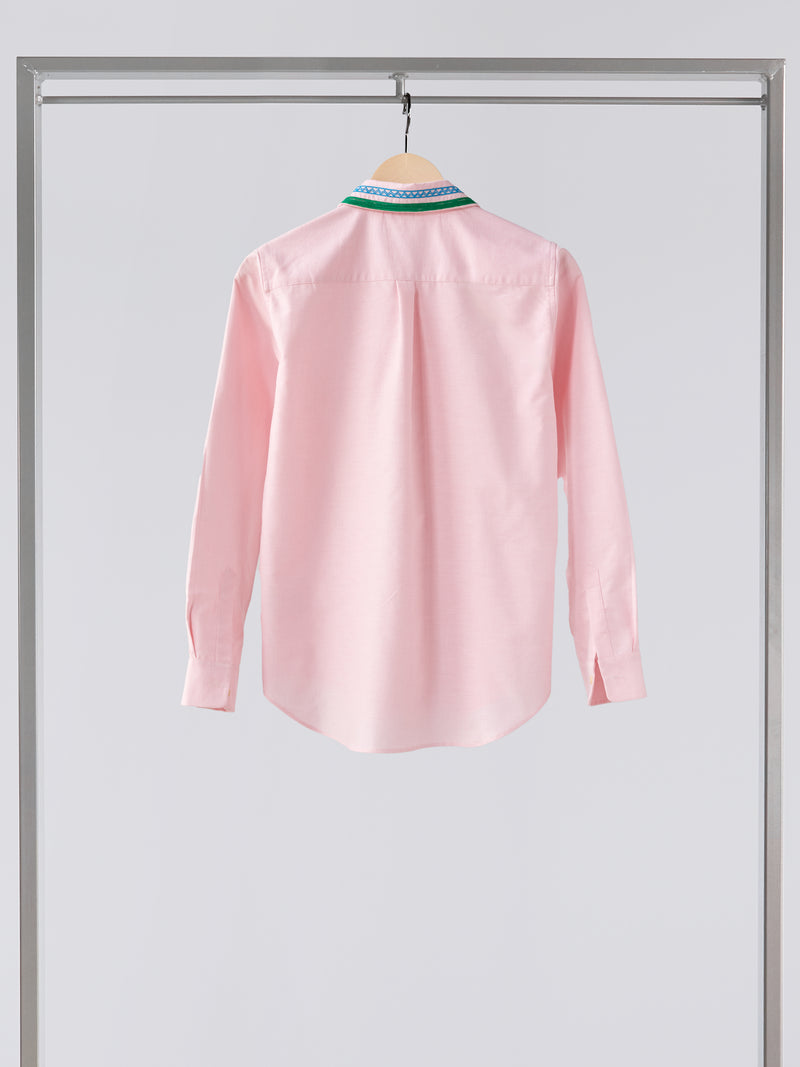 "Rose / multicolored zeera" shirt by Jackie skirt