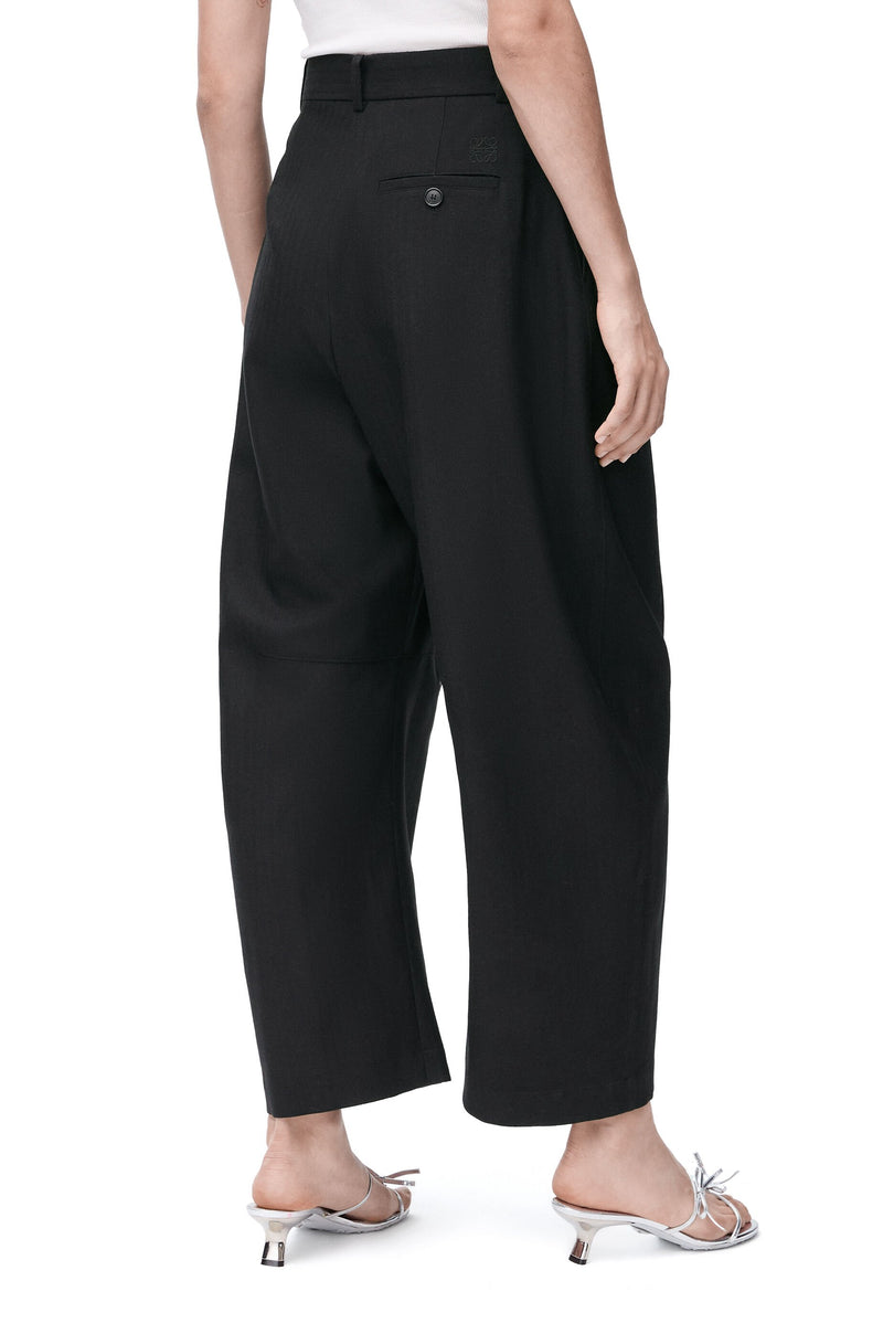 Pantalon Barrel Noir LOEWE