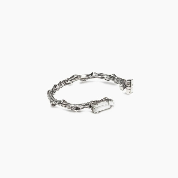 Bracelet "Baguette Argent/ Cristal" IMAI