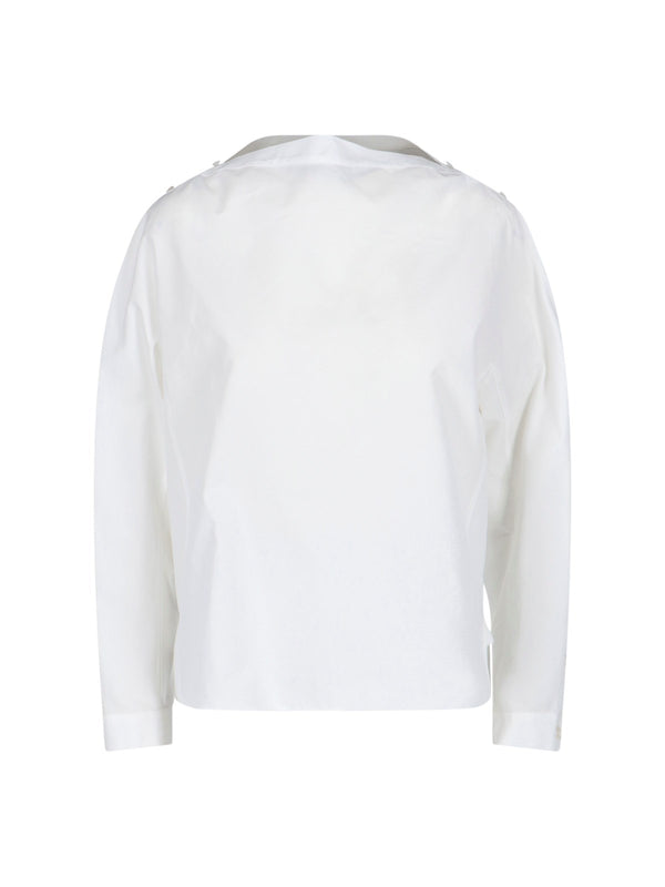 BODY white plastron shirt ALAIA