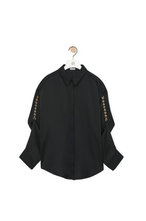 Silk chain shirt Black Loewe