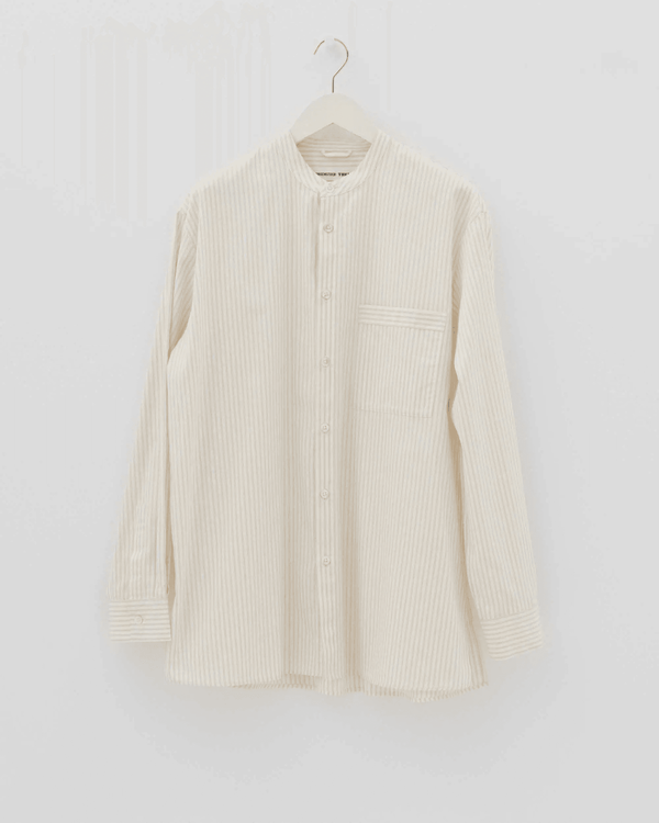 Unisex shirt in beige wheat scratches/ Tekla x birkenstock cream