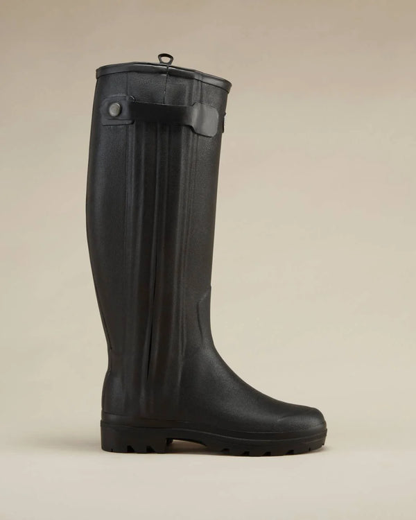 Bottes "Chasseur doublées de cuir Noir" LE CHAMEAU