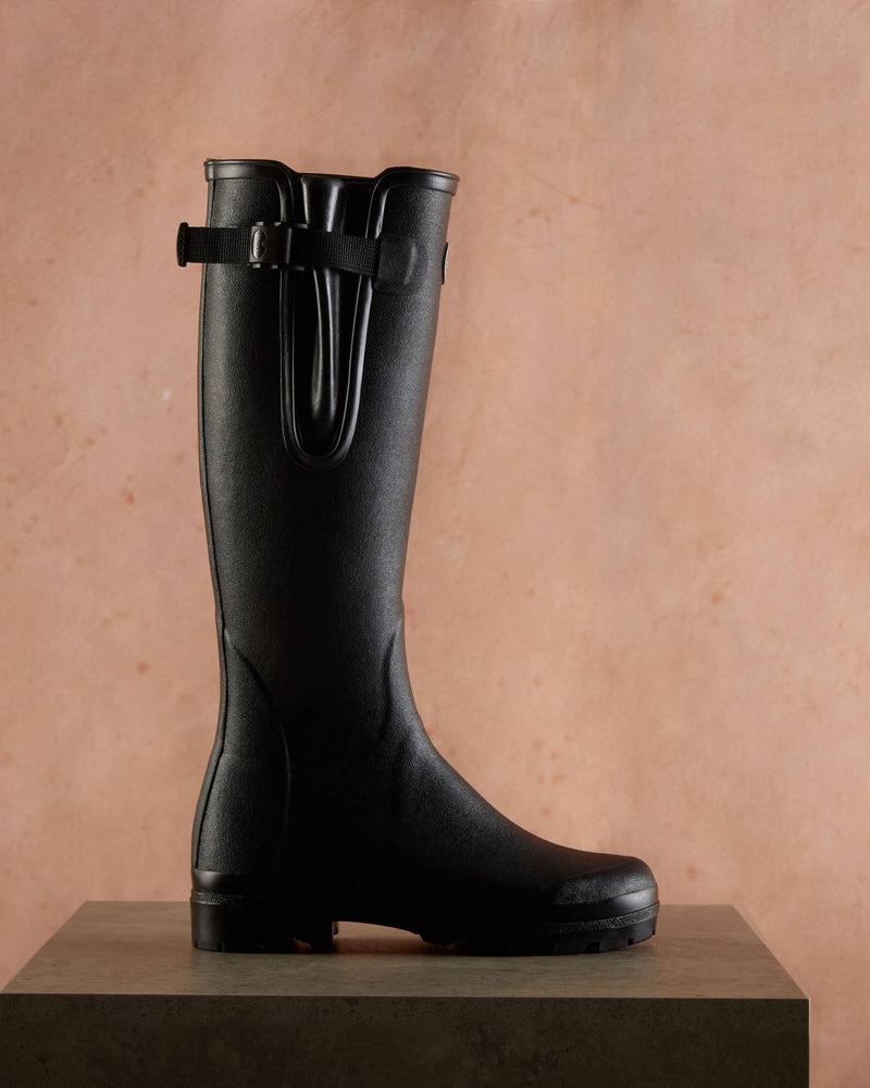 Bottes "Vierzon doublées jersey Noir" LE CHAMEAU