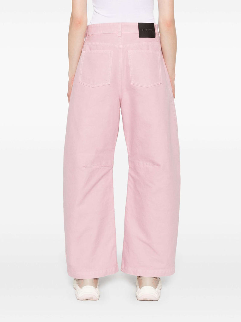 Jean Barrel en denim Rose LOEWE