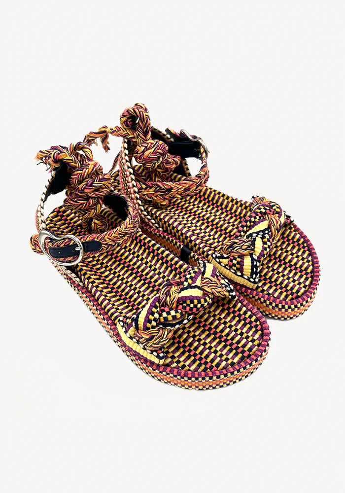 "Carolina multicolored" sandals Amambaih