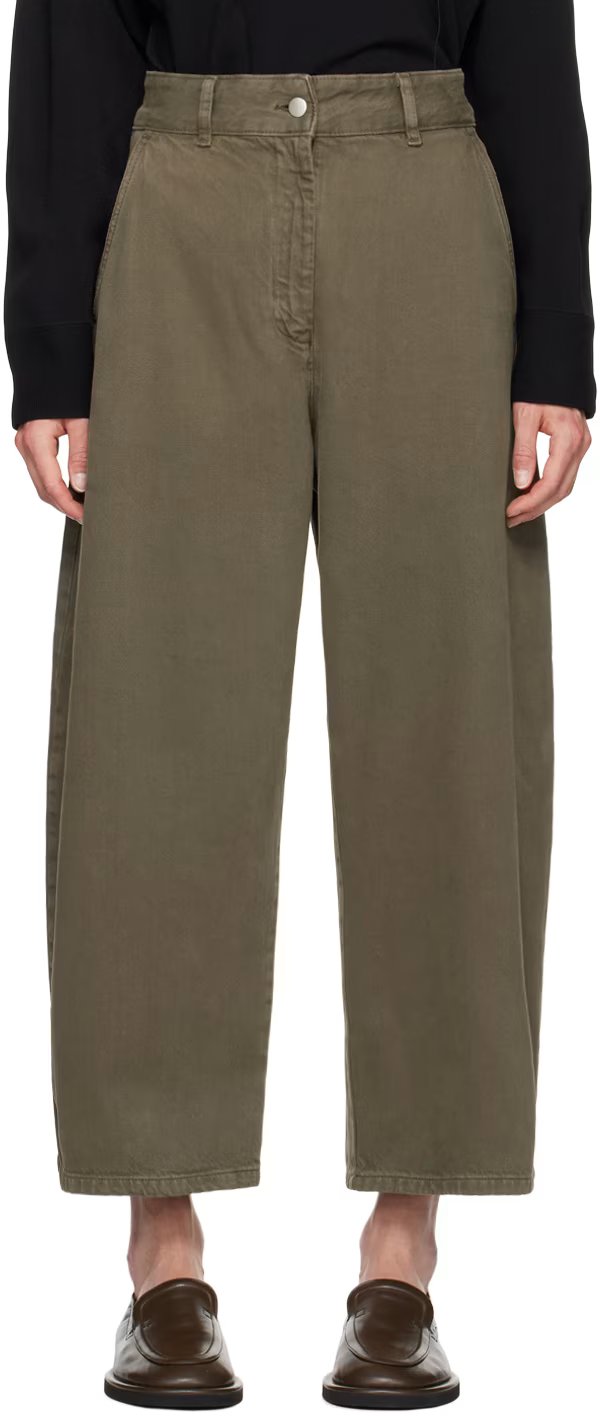 "Chalco Khaki Denim" Studio Nicholson pants