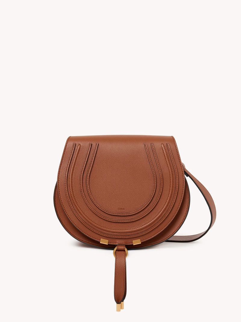 Sac "Marcie en cuir grainé Tan" CHLOÉ