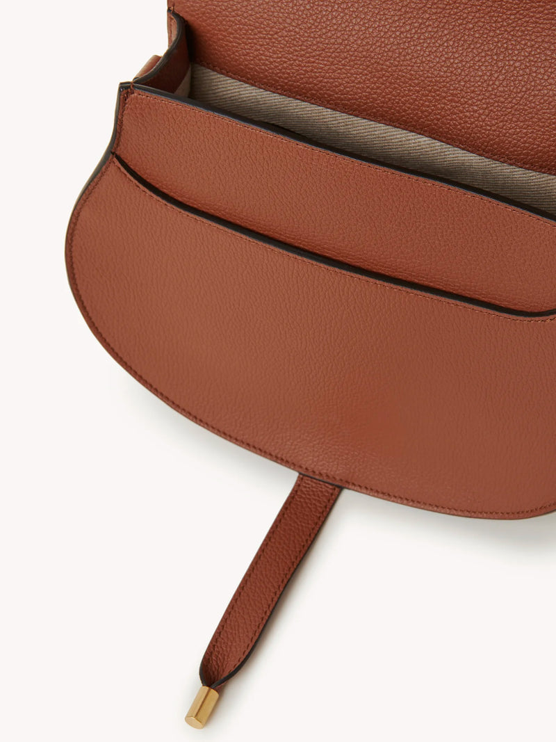 Tan grained leather marcie bag "chloé