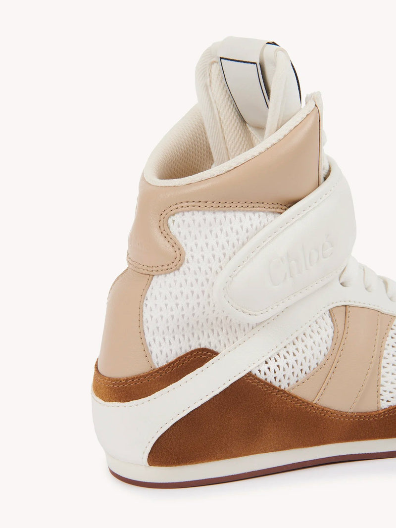 Sneakers "Kick montantes Natural Brown" CHLOÉ