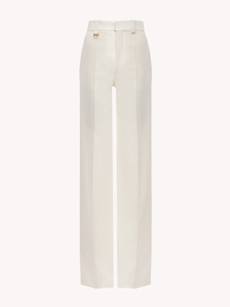 Pantalon de costume classique Lait de coco CHLOÉ