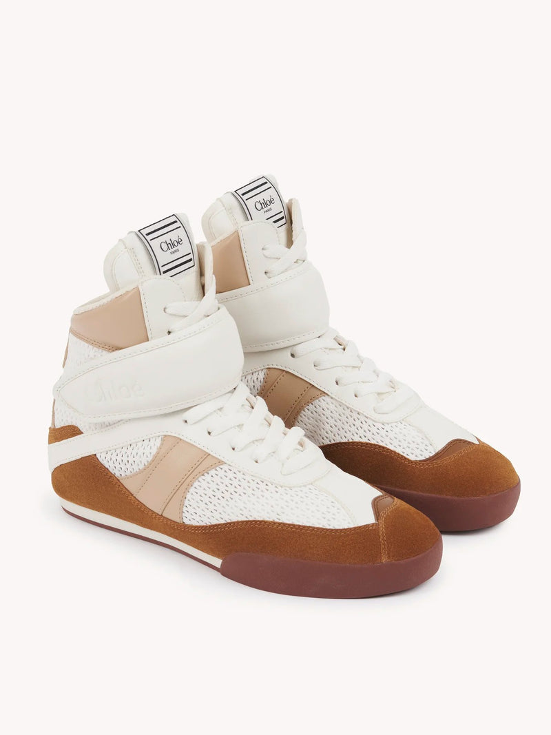 Sneakers "Kick montantes Natural Brown" CHLOÉ