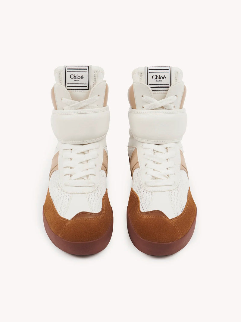 Sneakers "Kick montantes Natural Brown" CHLOÉ