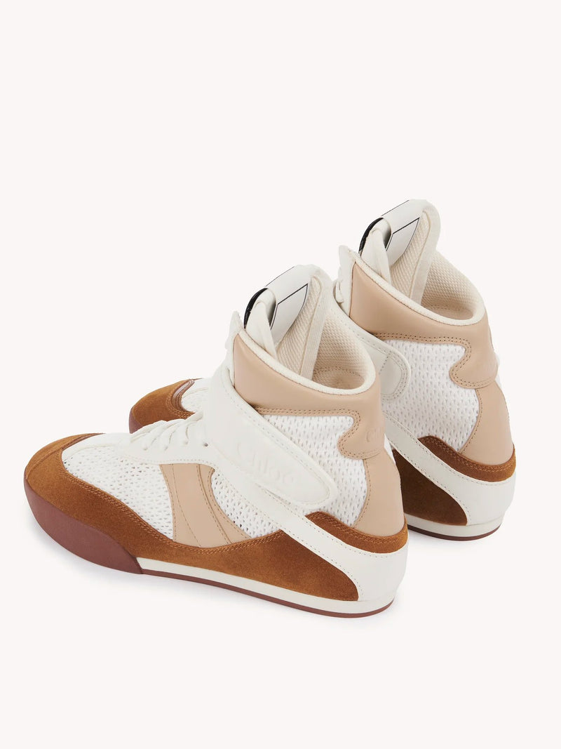 Sneakers "Kick montantes Natural Brown" CHLOÉ