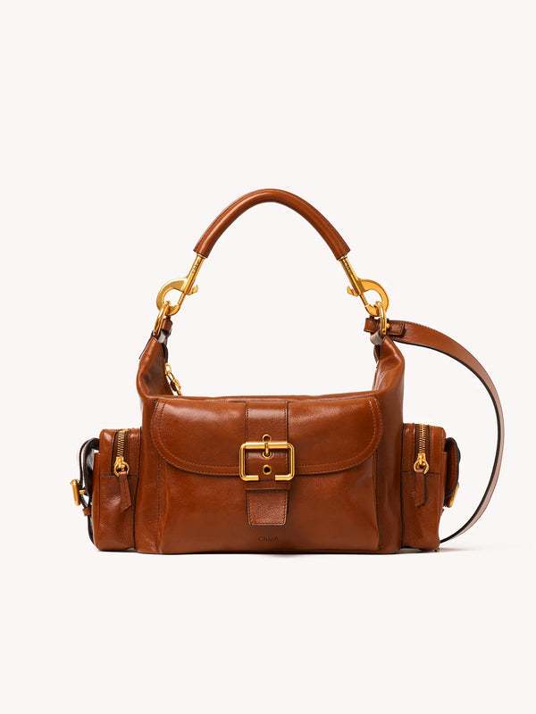 Sac "Camera bag en cuir brillant Clay Brown" CHLOÉ