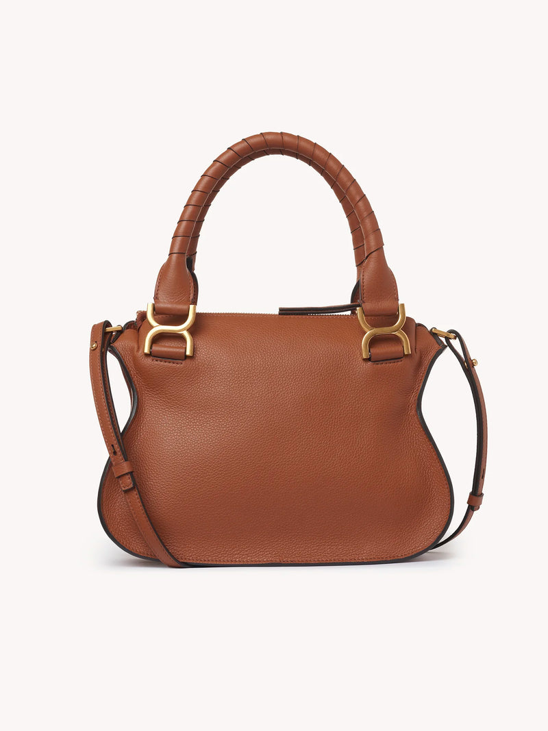 Sac "Marcie en cuir grainé Tan" CHLOÉ