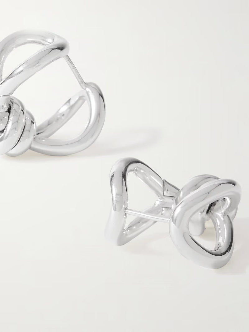 Silver earrings BOTTEGA VENETA