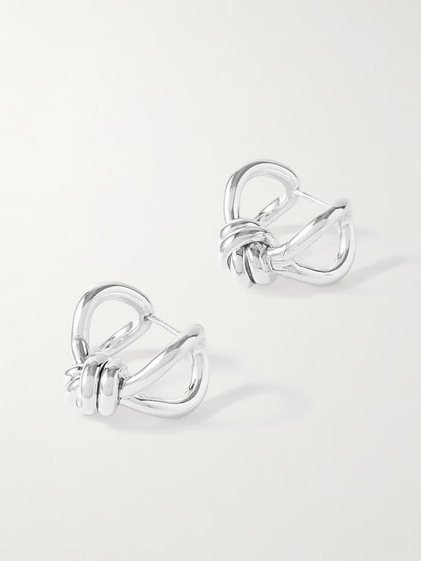 Silver earrings BOTTEGA VENETA