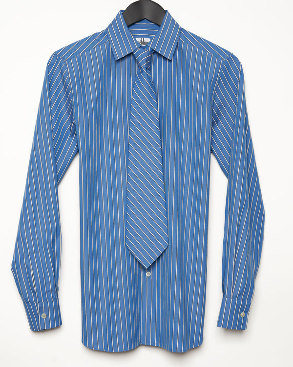 Blue/ white SEBBLINE blue/ white striped shirt