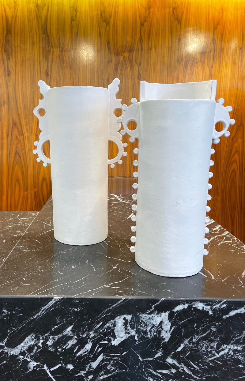 Vase céramique blanc Di.loer Nous contacter