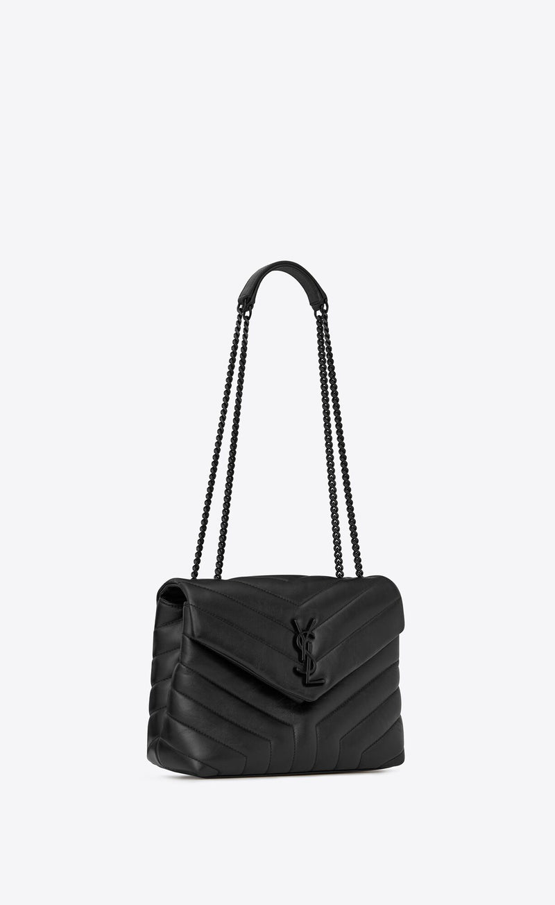 Bag "Loulou Small in matt leather y Black/ Black" saint laurent