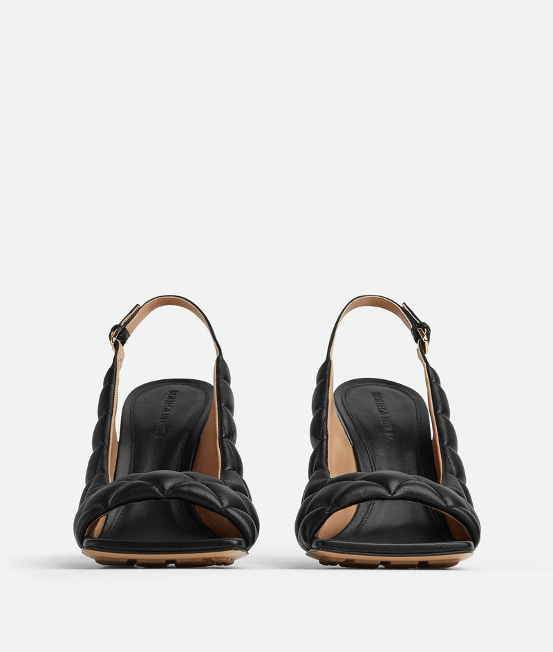 Padded rear strap sandals Black BOTTEGA VENETA