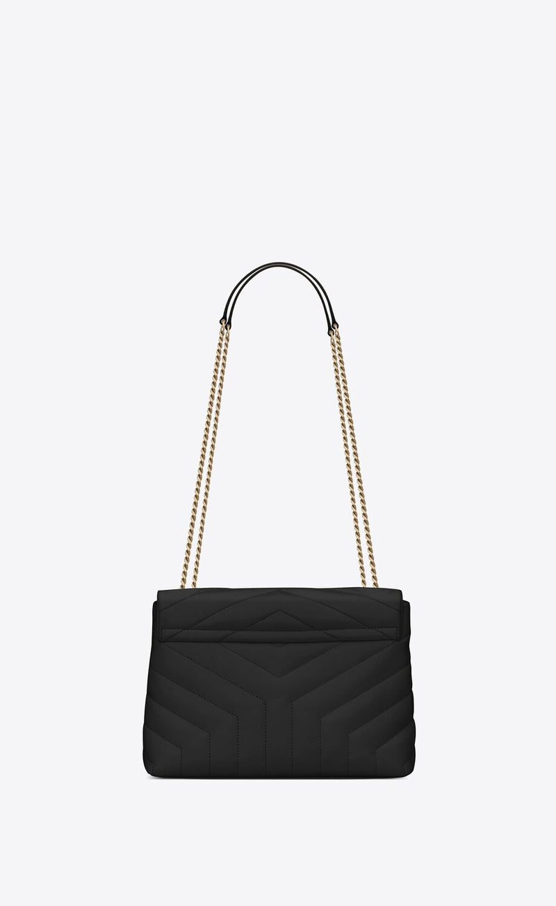 Bag "Loulou Small in matt leather y Black/ Gold" saint laurent