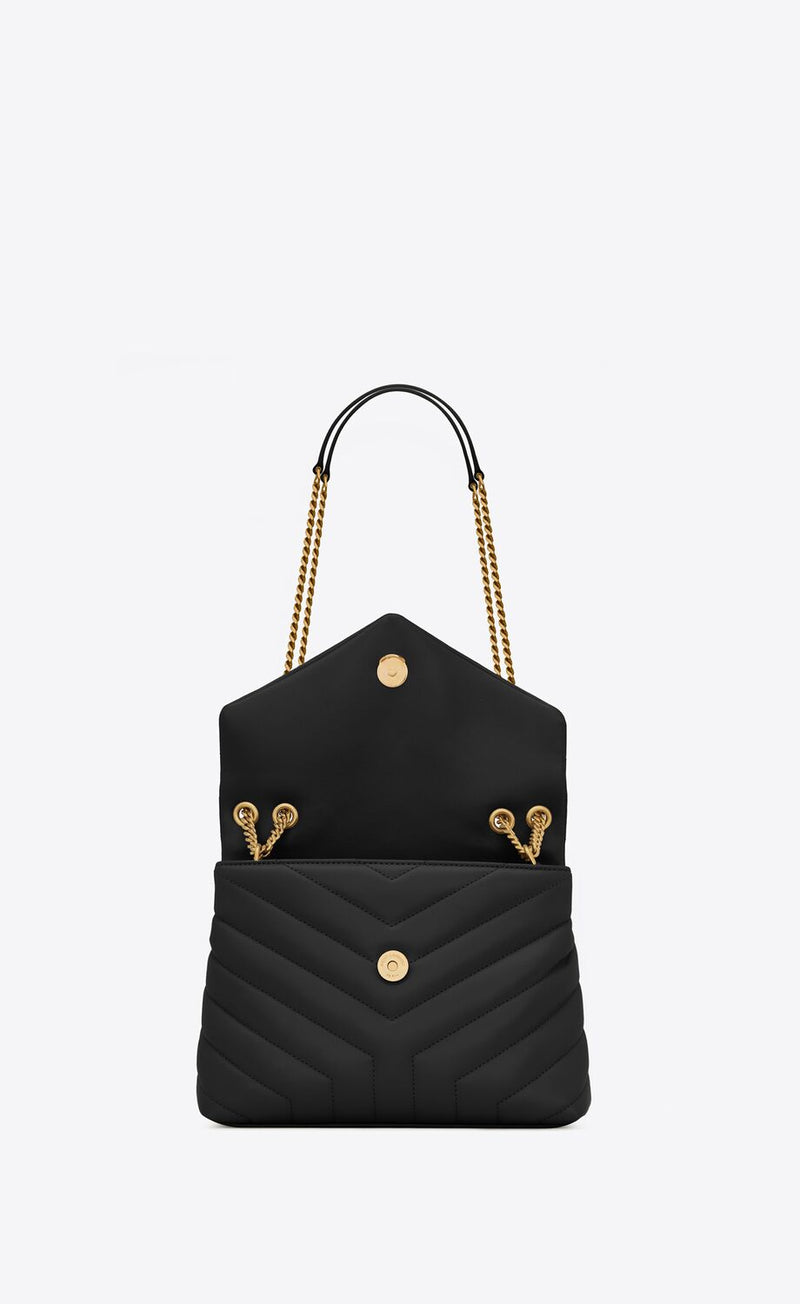 Bag "Loulou Small in matt leather y Black/ Gold" saint laurent