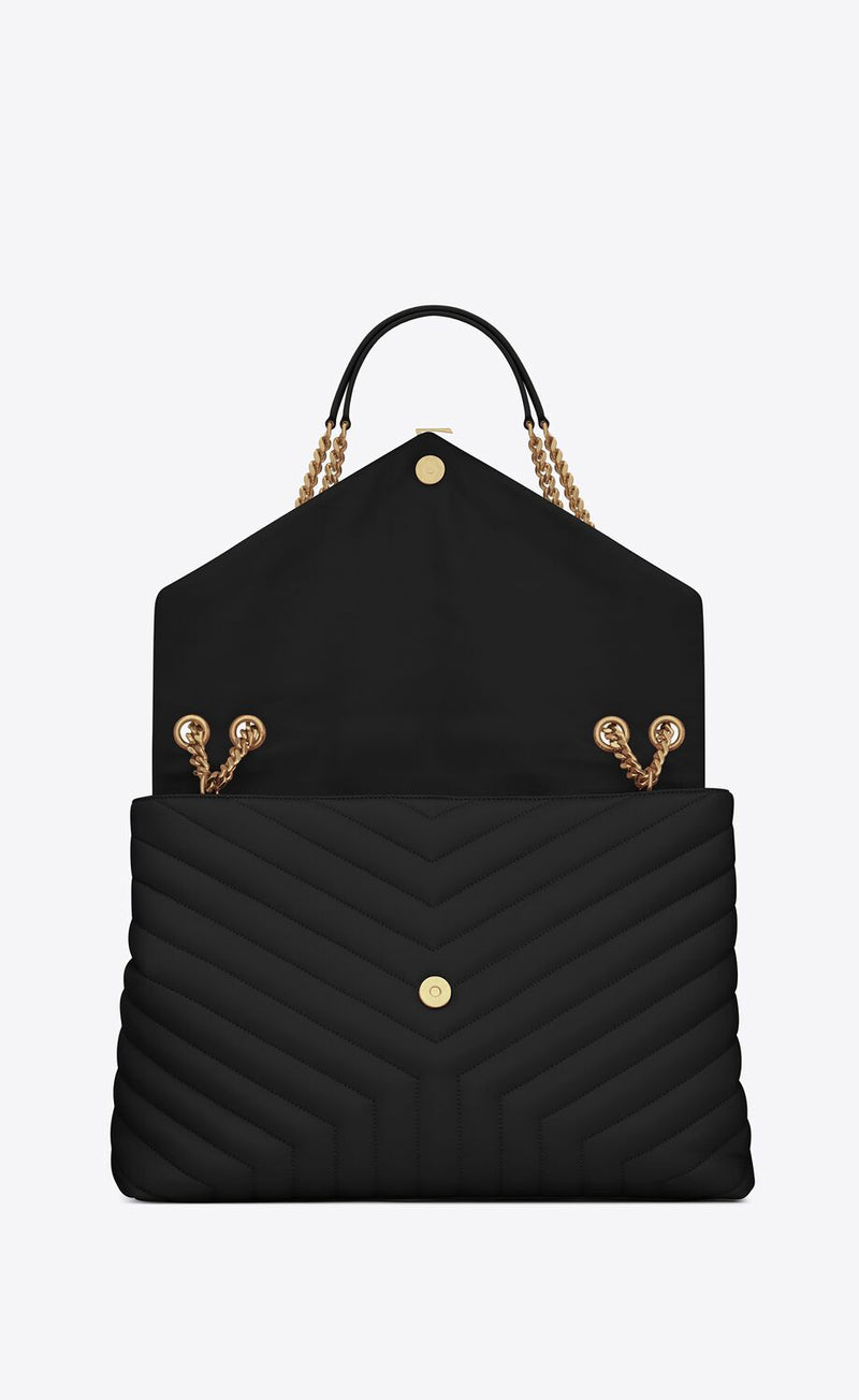 Bag "Larlou Large in matt leather Black / Gold" SAINT LAURENT