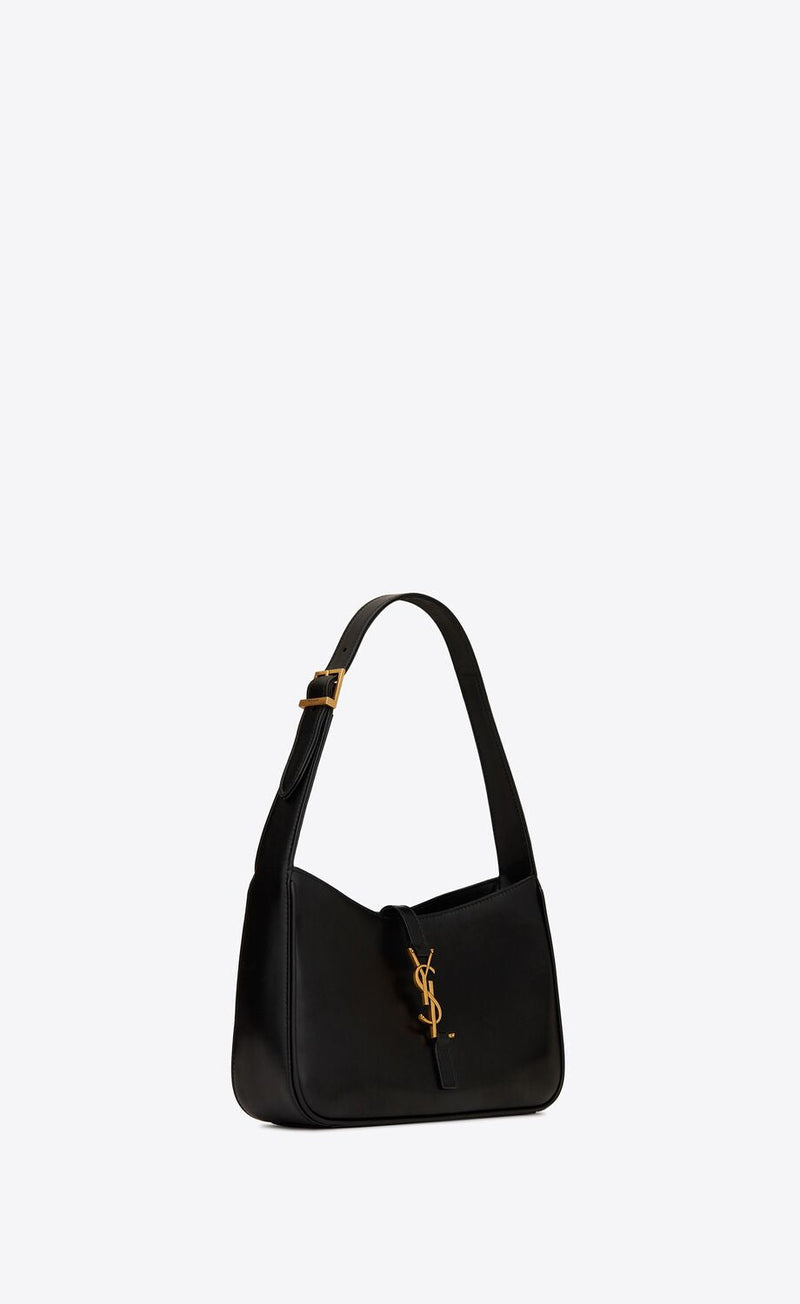 Bag "The 5 to 7 Hobo Bag in smooth leather Black/ Gold" saint laurent