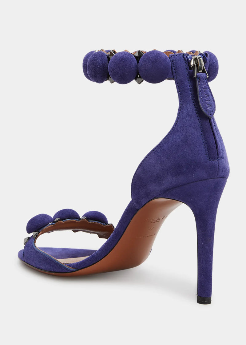 Sandals "The purple suede bomb" Alaia