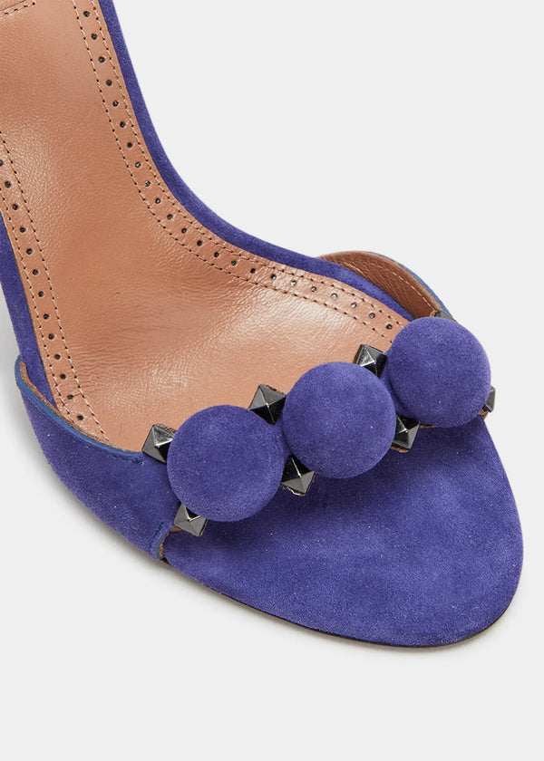 Sandals "The purple suede bomb" Alaia