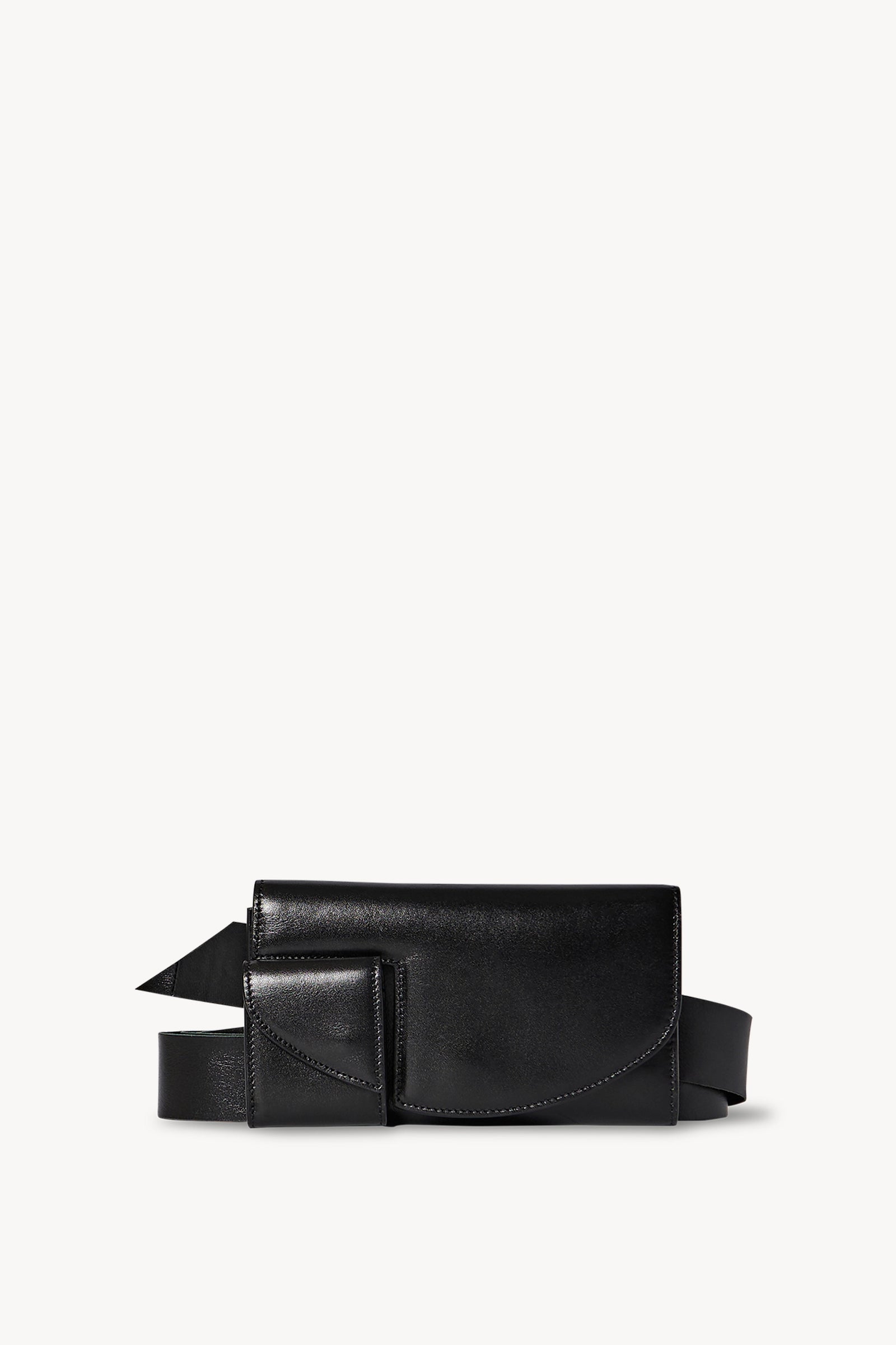 Leather Horizontal Belt Bag 